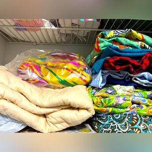 SEWING FABRICS - varying designs, all more than 4 feet each!